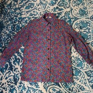 Vintage floral blouse
